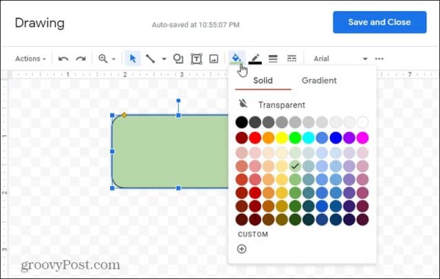 fillable color