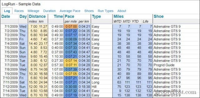 logrun sample