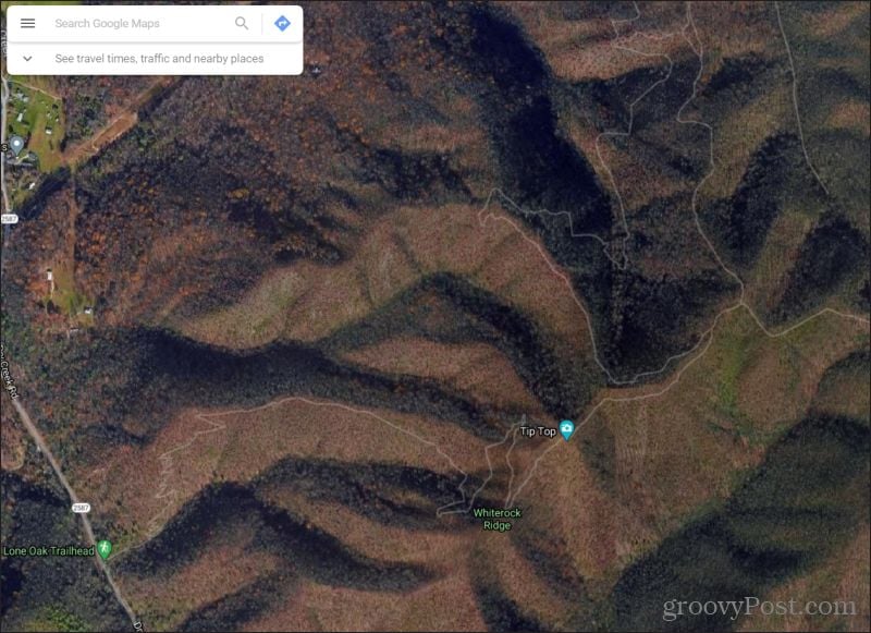 google maps satellite view