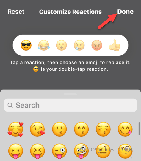 customize default emoji instagram