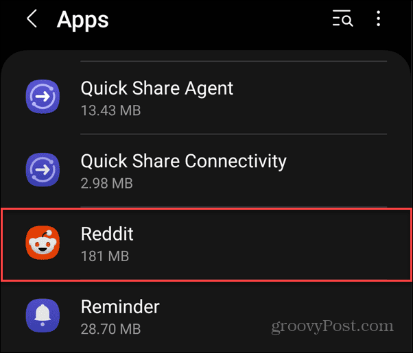 Reddit app notifications