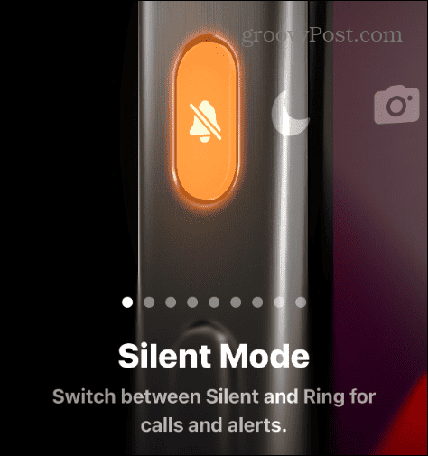 action button silent or ring mode
