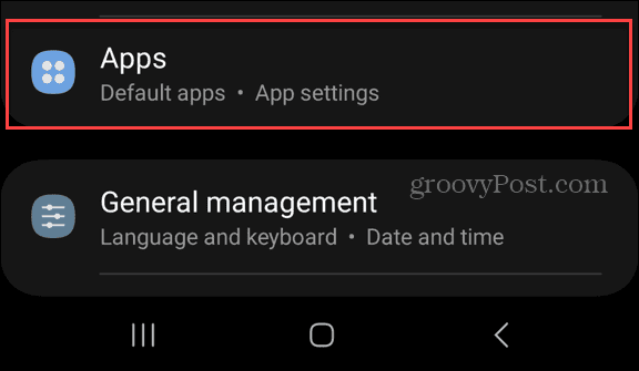 Close Apps on Android