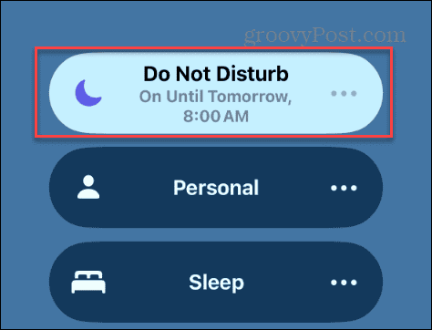 Do Not Disturb Mode iPhone