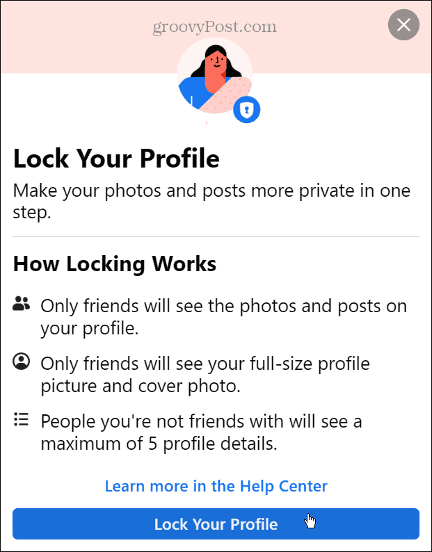 Lock Your Facebook Profile