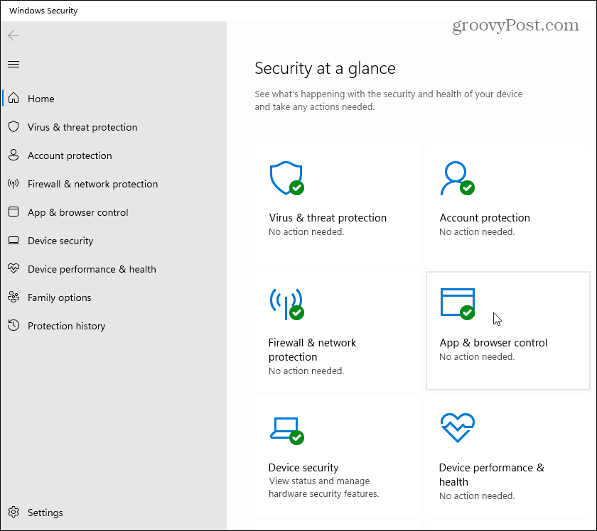 Security at a glance