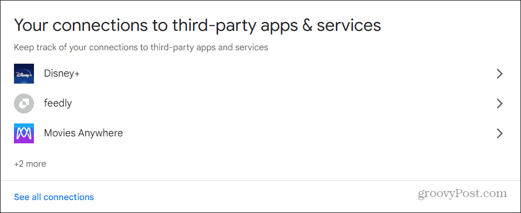 Disconnect Apps from Your Google Account