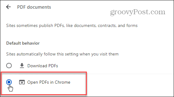 PDFs Not Opening in Google Chrome