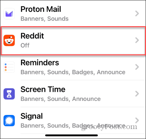 Disable Reddit Notifications