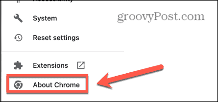 about chrome