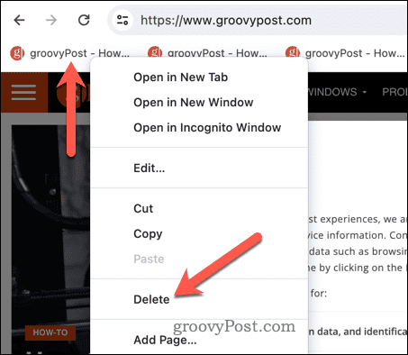 Deleting Chrome bookmarks from the bookmarks bar