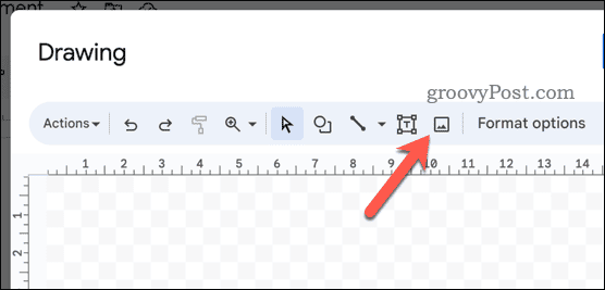 Insert image into Google Docs drawing