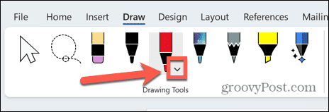 word drawing tools