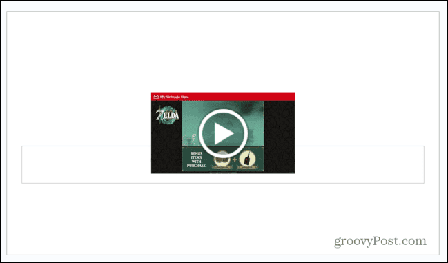 google slides inserted youtube video