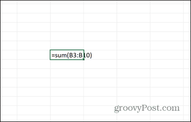 excel formula cell