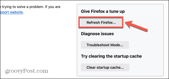 firefox refresh