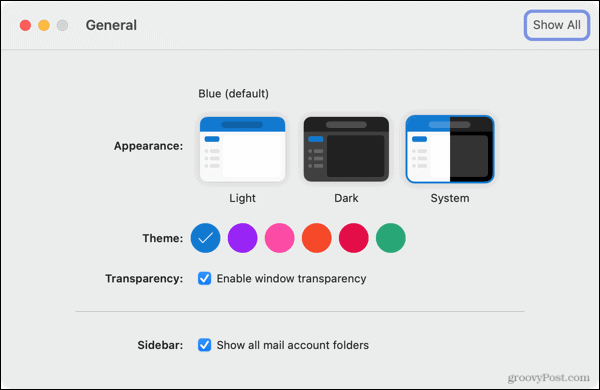 Personalize the Outlook Appearance