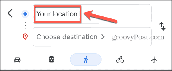 google maps your location