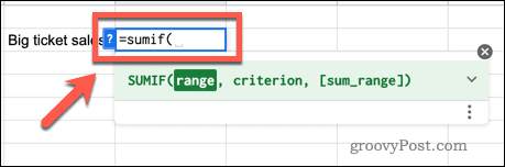 google sheets enter function