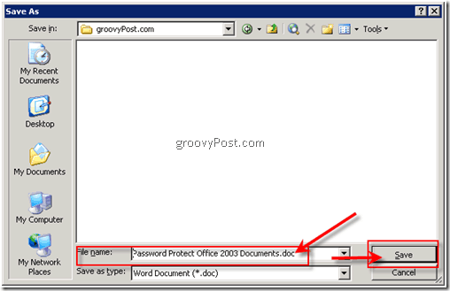 Encrypt Microsoft Office 2003 Documents