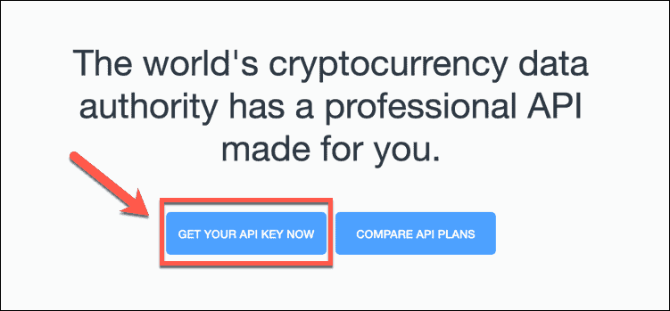 coinmarketcap get api key