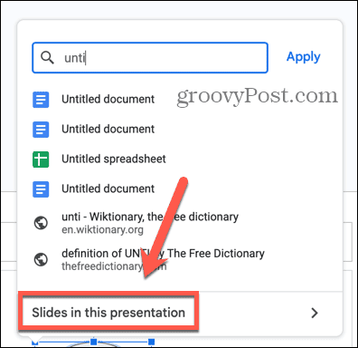 google slides link to slides in this presentation