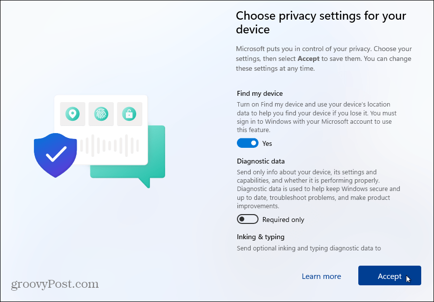 Privacy-Settings Windows 11