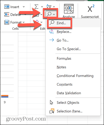 excel find and replace