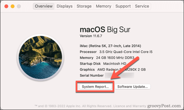 mac system report